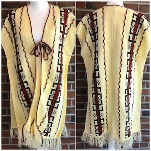 Aztec Print Shawl One Size Fits All